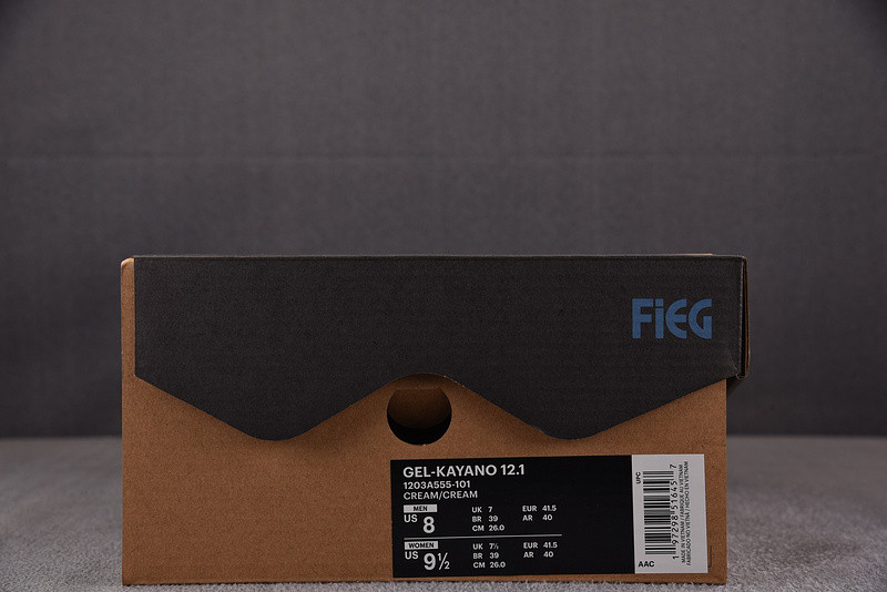 As1cs x ronnie fieg gel-kayano 12.1 