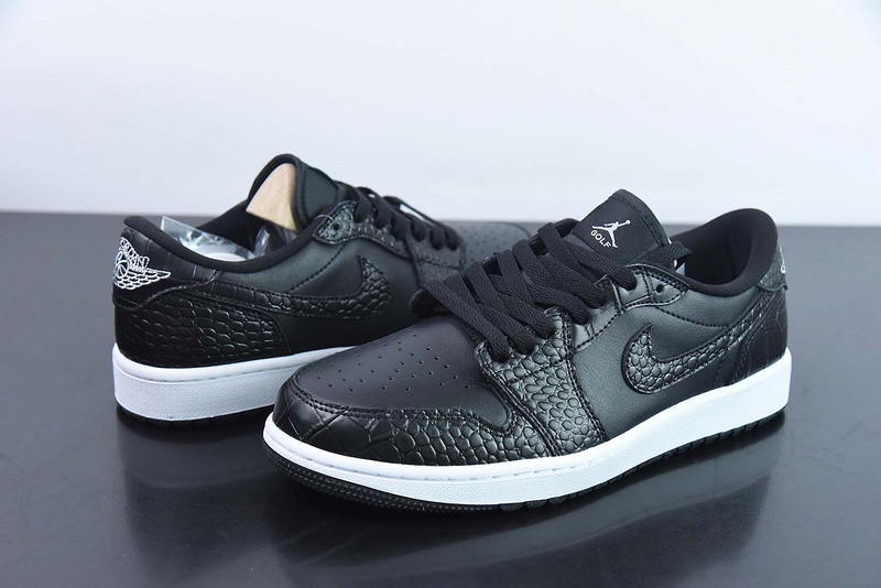 AIR JORDAN 1 LOW GOLF “BLACK CROC” DD9315-003