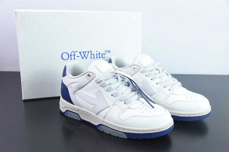OF™ C/O VIRGIL ABLOH OUT OF OFFICE LOW-TOP LEATHER SNEAKERS ‘OOO“