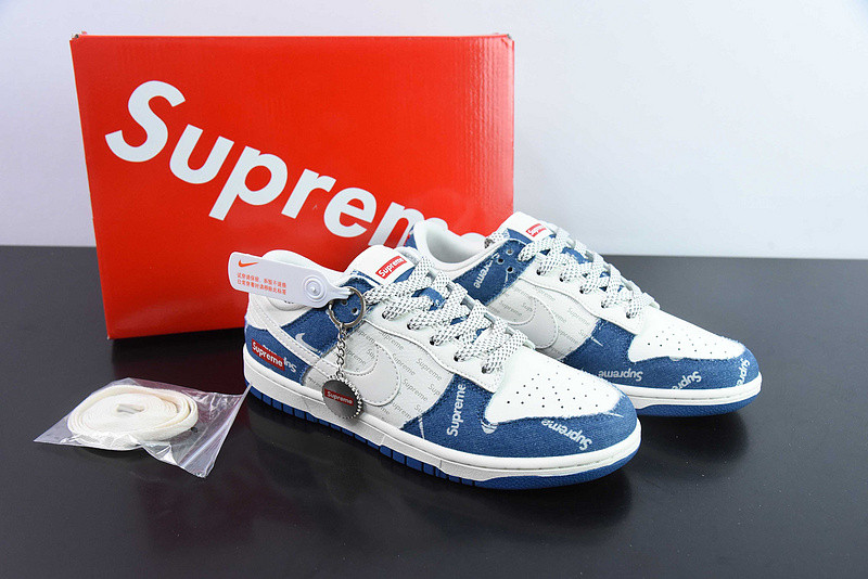 nike sb dunk low svp*me De*1m blue off white red fc1688-194