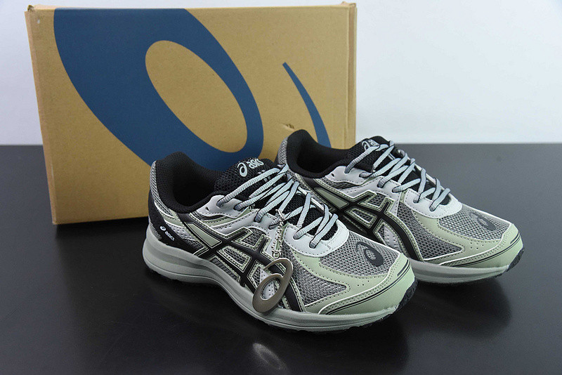 As1cs jog 100 s lightweight low tops non-slip gray green 1201a715-020