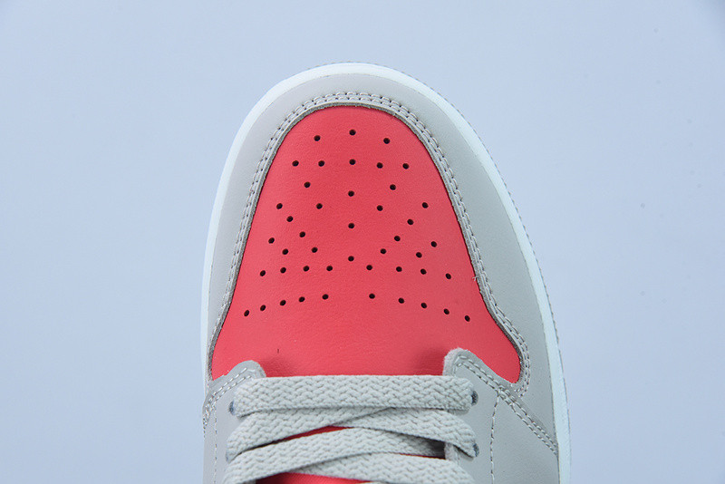 AIR JORDAN 1 RETRO LOW LIGHT IRON ORE SIREN RED DC0774-060