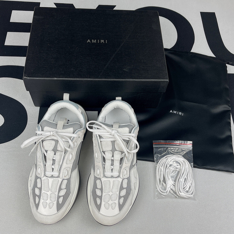 AMIRI BONE RUNNER LOW-TOP SNEAKERS