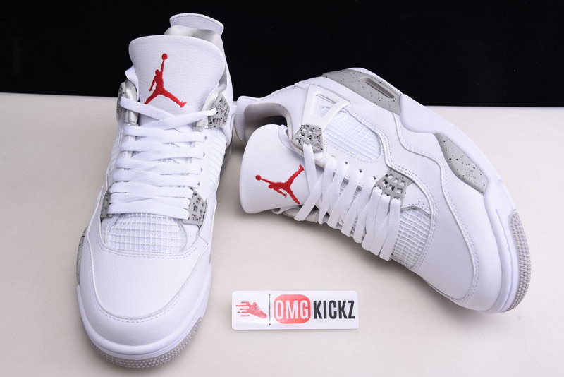 AIR JORDAN 4 WHITE OREO TECH GREY CT8527-100