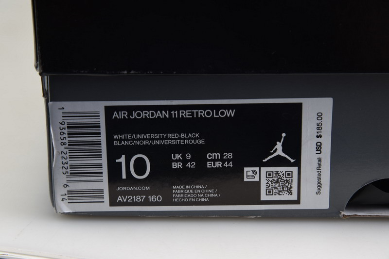 AIR JORDAN 11 RETRO LOW SUEDE "SUEDE" AV2187-160