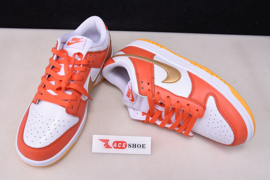 nike dunk low “G01den orange” dq4690-800