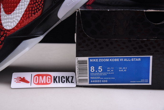 NIKE KOBE 6 ASG WEST CHALLENGE RED 448693-600