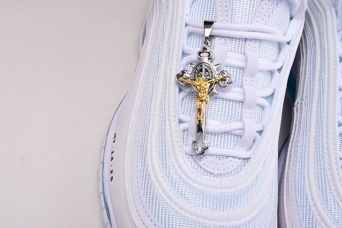 mschf x inri x air max 97 cusT0m "jesus shoes" 921826-101jsus