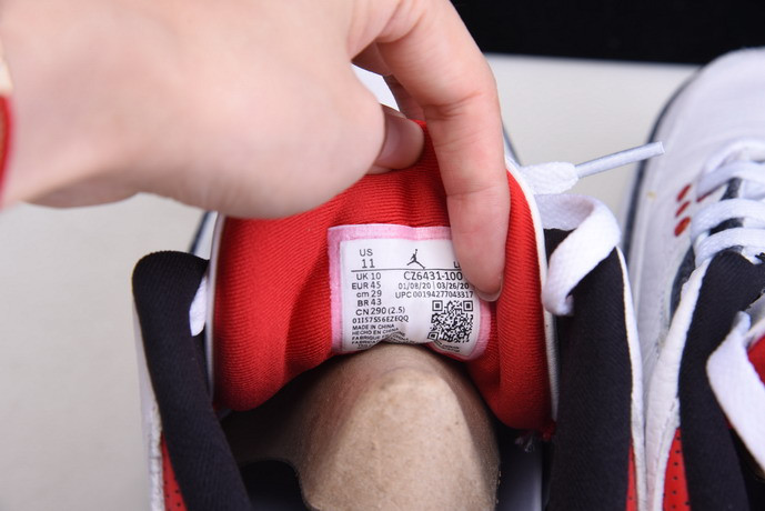 air jordan 3De*1m "fire red" cz6431-100