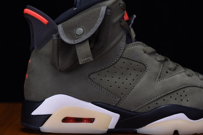 AIR JORDAN 6 TRAVIS SCOTT MEDIUM OLIVE CN1084-200