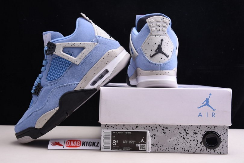AIR JORDAN 4 “UNIVERSITY BLUE” CT8527-400