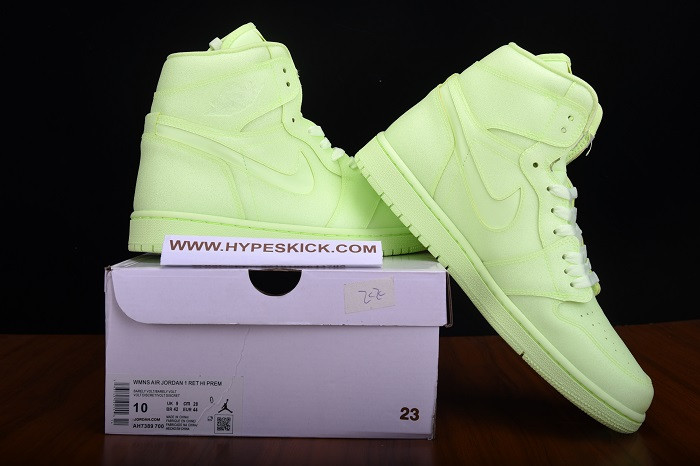 air jordan 1 high preM1vm “barely volt” ah7389-700
