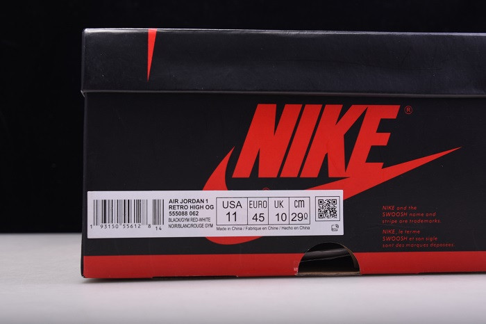 AIR JORDAN 1 BLOODLINE 555088-062