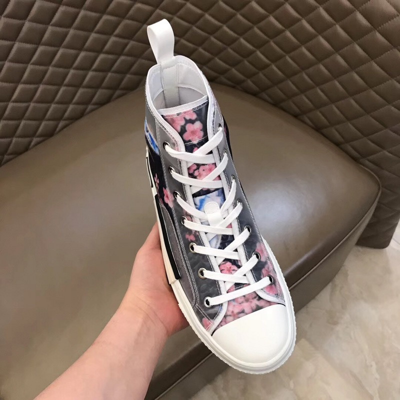 DIO* B23 FLOWERS TECHNICAL CANVAS LOW-TOP SNEAKER